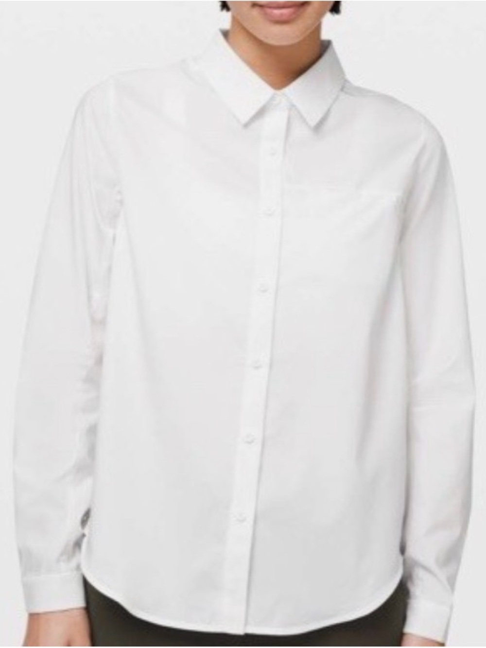 lululemon athletica White Women’s Full Day Ahead button down